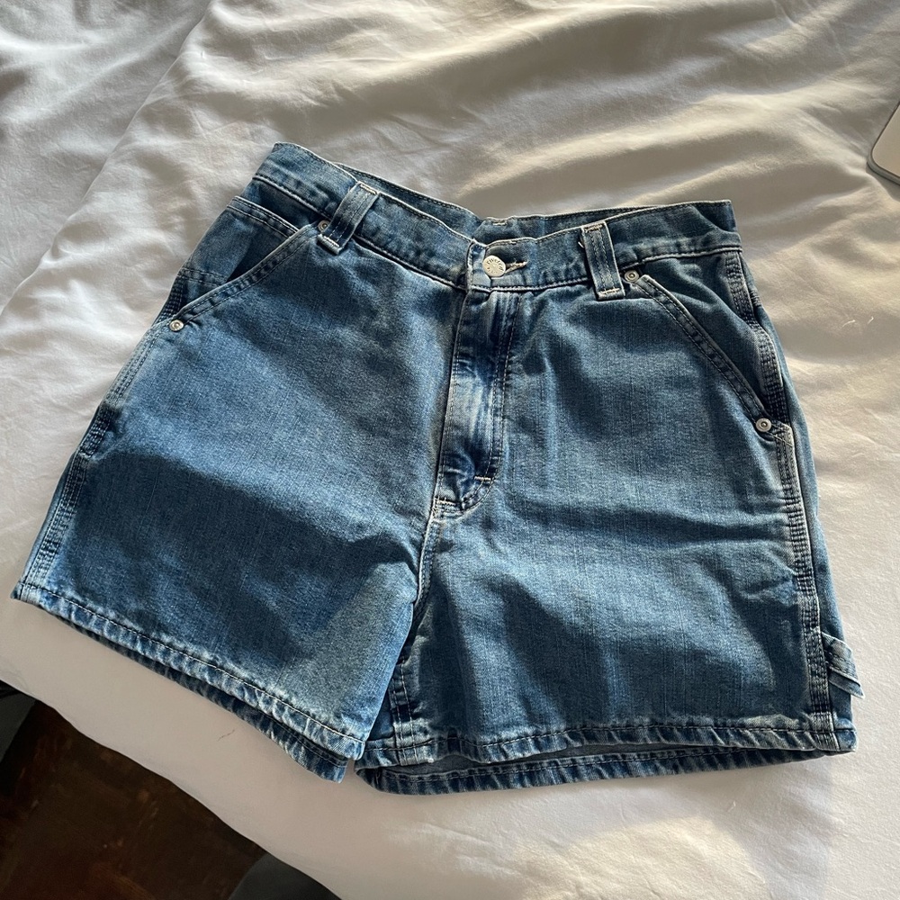 Vintage riveted by Lee denim shorts